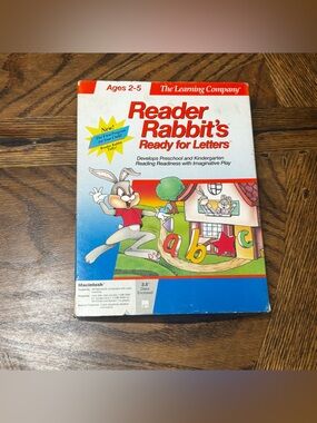 Vintage Learning Company Reader Rabbit 5.0 Floppy Disks & Parent's Guide